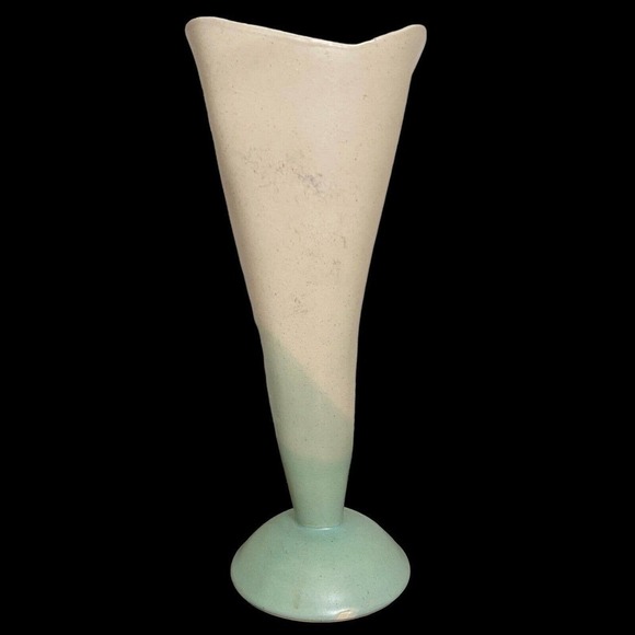 Vintage Palm Pottery, Collison Signed Pastel Calla Lily Vase 15” Tall EUC - Picture 4 of 9